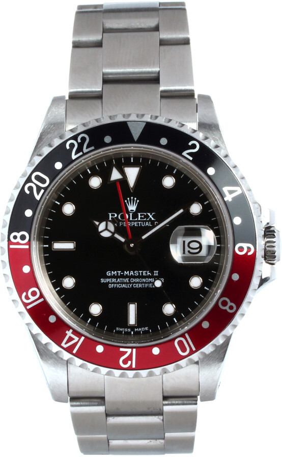 16710 Rolex GMT-Master II Svart/Stål 