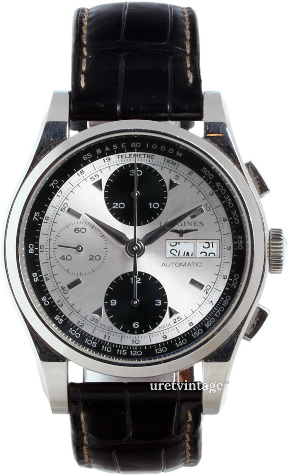 L2.747.4 Longines Heritage 1954 Silver Lader O41 mm BEGAGNAD 10 521 kr